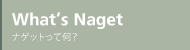 What’s Naget ナゲットって何？